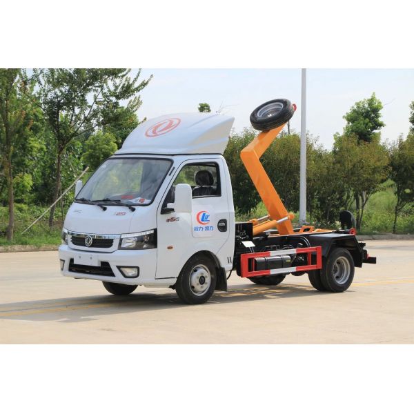 Hook Lift Garbage Truck 4X2 Mini Garbage Truck 4cbm