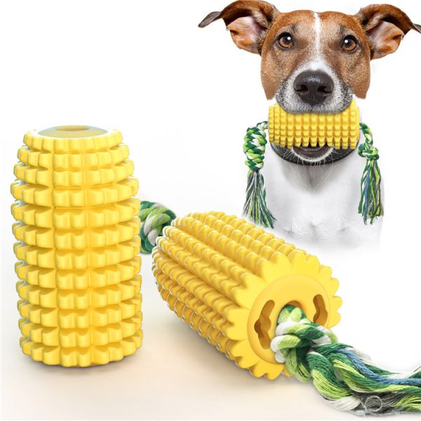 7.58 OZ Corn Molar Stick Pet Chewing Toy TPR Toner Rope Material
