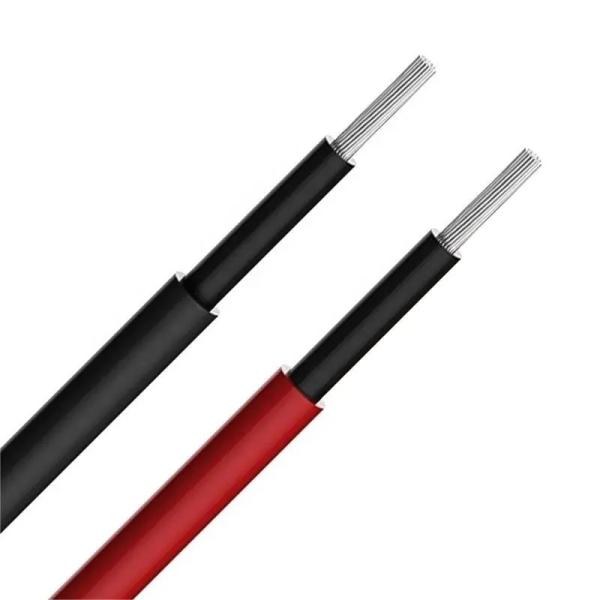 1.5-16mm2 XLPE Cable de energia solar fotovoltaica de cobre insulado em lata PV único DV fio solar