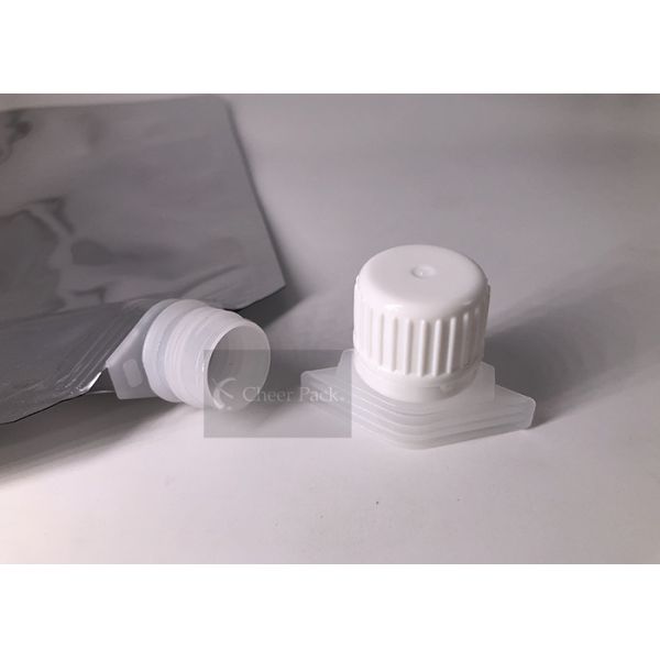 saco material do detergente para a roupa da soldadura térmica do tampão do bico do PE branco ou preto da cor