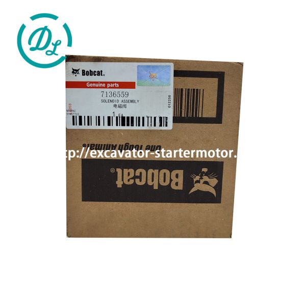 24V bloqueo de tracción de la excavadora solenoide OEM 7136559 6681512