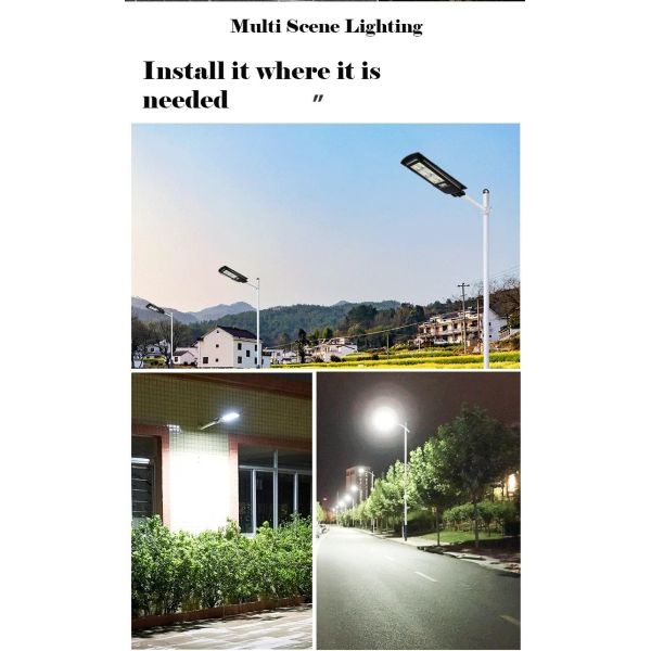 Luz de calle solar de 120 vatios para la prenda impermeable blanca de la resistencia IP65 de la inundación de la luz del día al aire libre 5000K