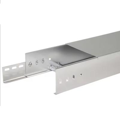 Weather Resistance Cable Tray Solid Bottom Support and Lightweight Design for Long-Lasting Performance