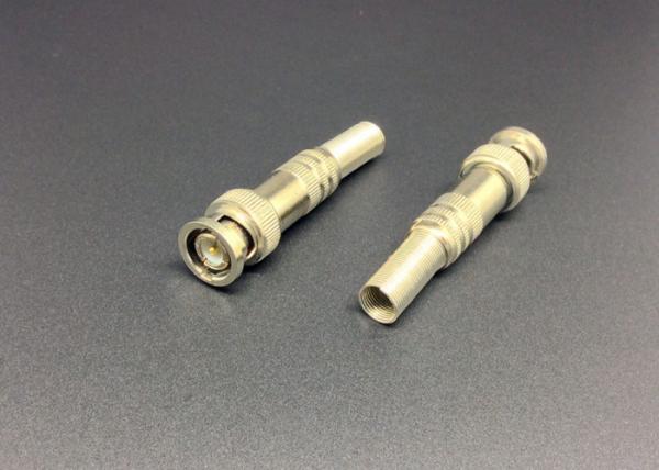 Da solda rápida masculina do friso do conector do fio do cabo da tevê do RF BNC bota longa do metal