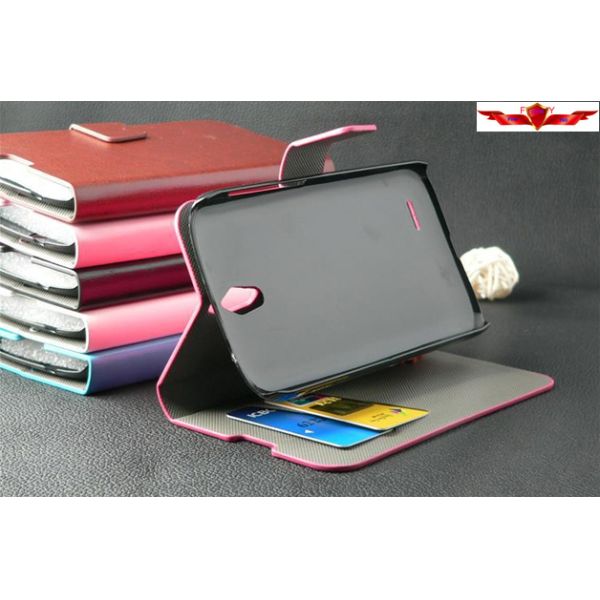 Dirtproof/Waterproof HUAWEI C8815 PU Wallet Cover Cases Accurate Holes Slot Multi Colors