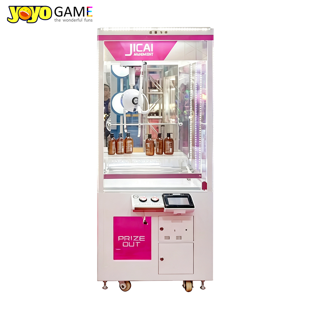 Japanese Dual Claw Crane Machine with Bill Acceptor Arcade Game 1 Player UFO Catcher Box Multiple Play Prize Vending Machine