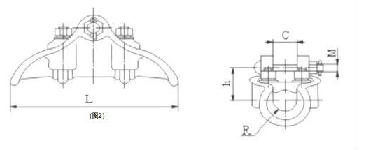 500KV High Height Lines Cable Suspension Clamp 23.7 - 51mm Conductor Diameter