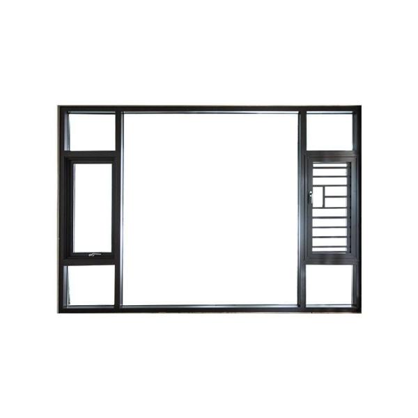 Thermal Break Aluminum Alloy Casement Windows With 1.8mm Wall Thickness