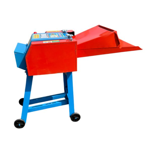 Chaff Cutter Machine Fodder Chopper with 1000kg/h Capacity Dual Power Iron Construction for Small Farms