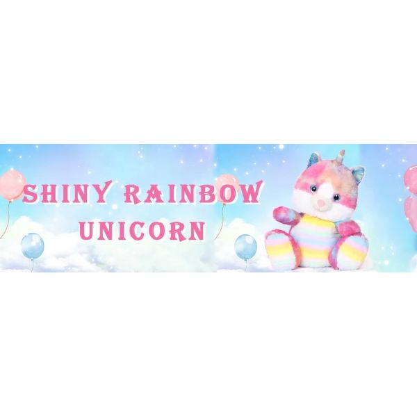 MorisMos ODM Customizable 19.8 Inch Multicolor Cute Caticorn Toy Sparkly Rainbow Horn Soft Cotton Plush Unicorn PP Birthday