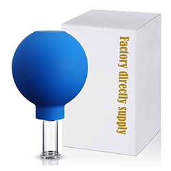 Effective Facial Rejuvenation with Silicone Glass Vacuum Suction Massage Cupping Cups