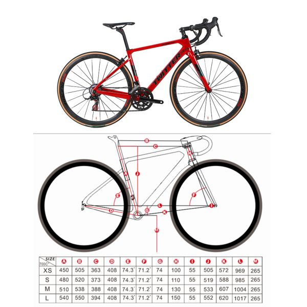 Carbon Fibre Bead Pedal V Brake 22 Speed Road Bike 700c Full Carbon Bicycle for Benefit