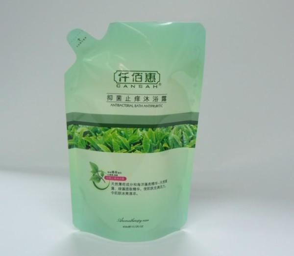 Clear Drink Stand Up Pouch Bags Heavy Duty Hand Held Translucent Soft And Flexible