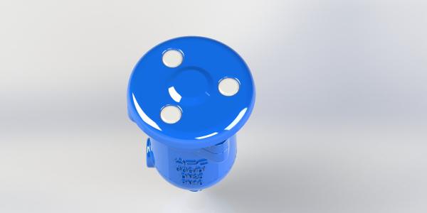 Válvula de ventilação de ar flutuante de aço inoxidável 304 revestida com epóxi