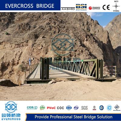 OEM Temporary Modular Bridge Structural Steel Bridge Interchangeable