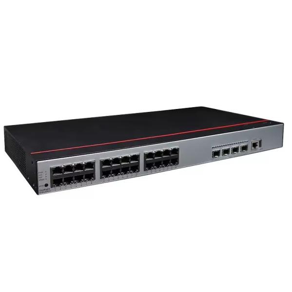 Telecommunication 24-Port PoE Ethernet Switch S5735-L24P4S-A1 with 4 * 1G SFP Uplinks