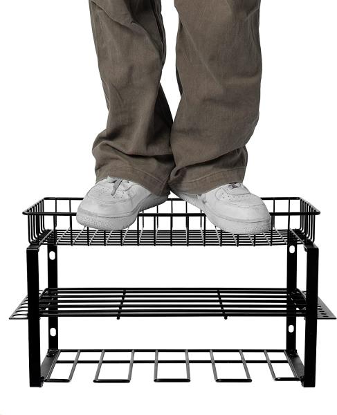 Power Tool Organizer Storage Rack Garage Wall Mount Cordless Drill Holder Utility Tool Shelf