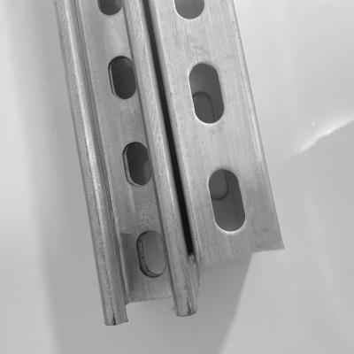 o vertical galvanizado SS304 da calha de aço ASTM do metal de 41mm integrou Q195 A36