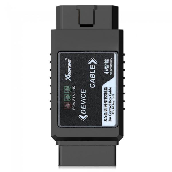 Xhorse VVDI para T-oyota 8A llave no inteligente todas las llaves perdidas adaptador vía OBD sin desmontaje Xhorse VVDI 8A cable de caja de control