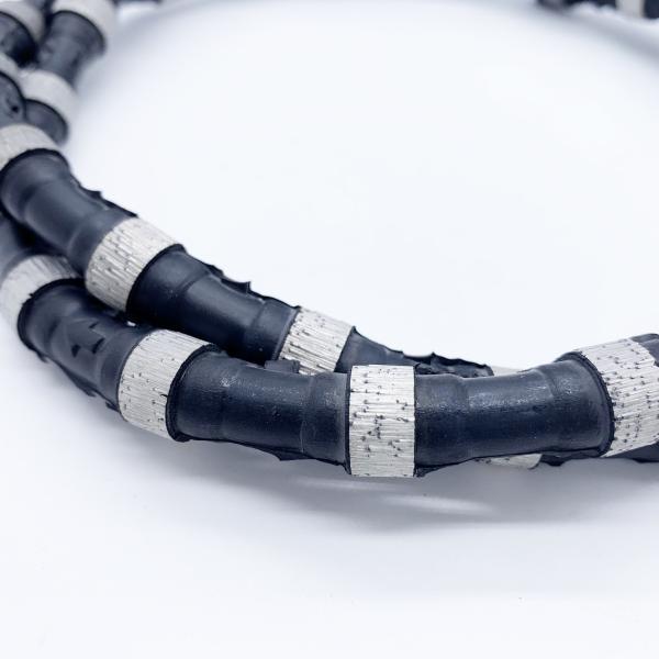Customized Support Diamond Wire Saw 11.5mm Sintered Bead Rope for Marble Quarry Mining
