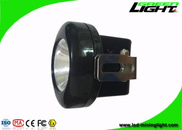 Portable 4000lux IP67 water-proof Miners Cap Lamps Cordless With 2.8Ah 3.7v plug-in charging way