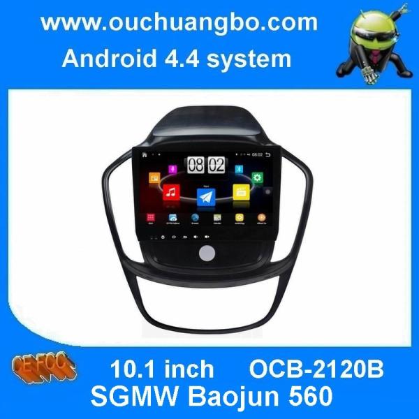 Ouchuangbo car audio stereo gps android 4.4 system for SGMW Baojun 560 with 1024*600 Capacitve screen 3g wifi BT USB