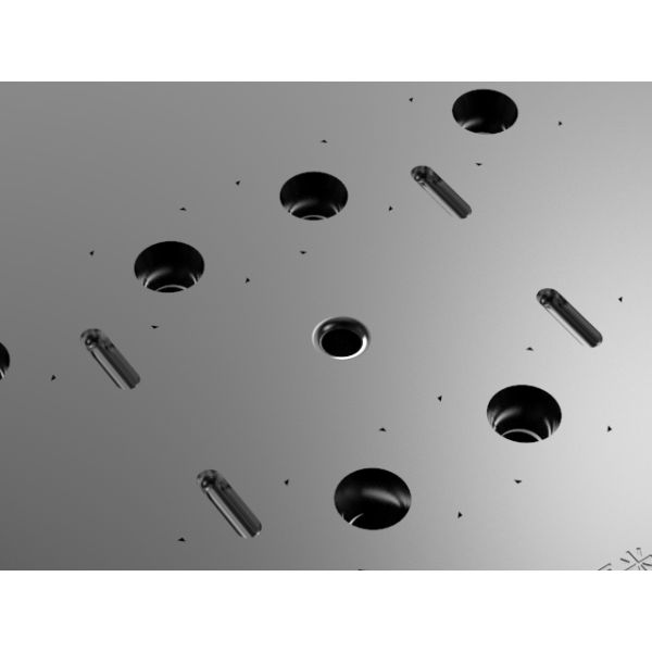 Прозрачная подсказка ручки почерка (1*8)/холодный отлейте в форму бегуна/2-плит/No.24849