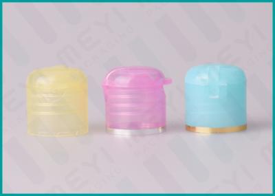 Colorful PP Material Flip Top Closures 18/410 Butterfly Cap With Round Top