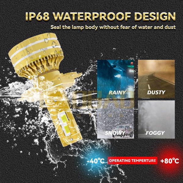 H4 H7 9005 120W Super Bright Car Led Headlights High Beam Low Beam Auto Parts