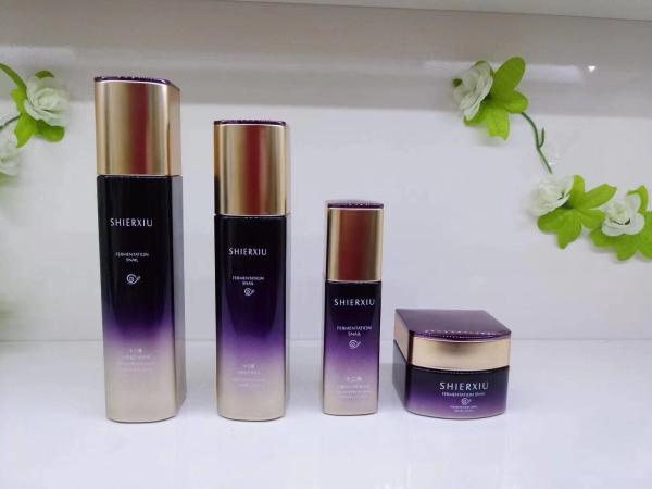120ml 100ml 40ml Glass Cosmetic Packaging Lotion Bottles Cream Jars OEM