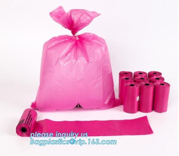 LED Flashlight Dog Waste Bag Dispenser Holder with Pet Waste Bag Poop Roll Bags, BPI ASTM D6400 EN13432 Approval Customi