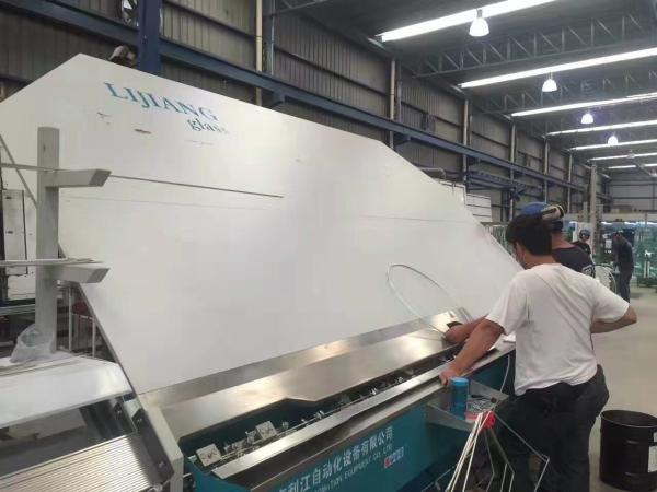 Green Stainless Steel Glass Spacer / Aluminum Bending Machine Servo System