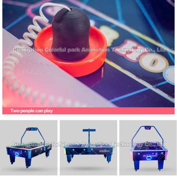 Двойная машина аркады билета игрока, чеканит эксплуатируемую таблицу хоккея воздуха