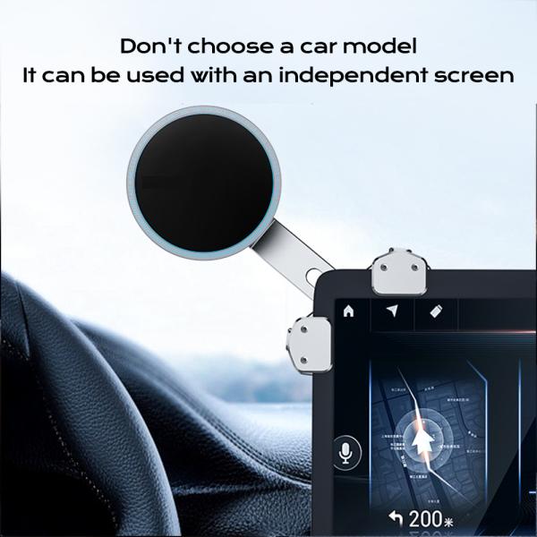 15w Wireless Charger Magnetic Car Mount With Strong Magnetic Attraction And One Hand Operation For Automotive