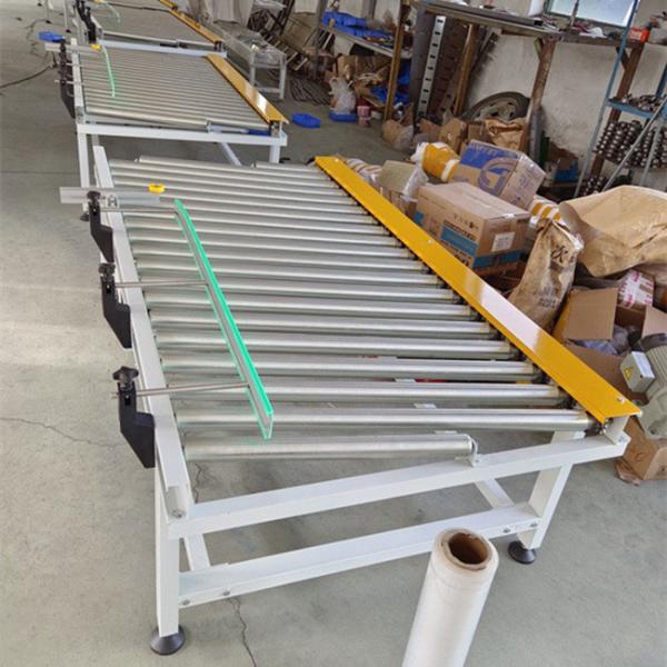 Customized Frame Width Modular Roller Conveyor Line for Mixed-Model Production 400 mm Drum Width