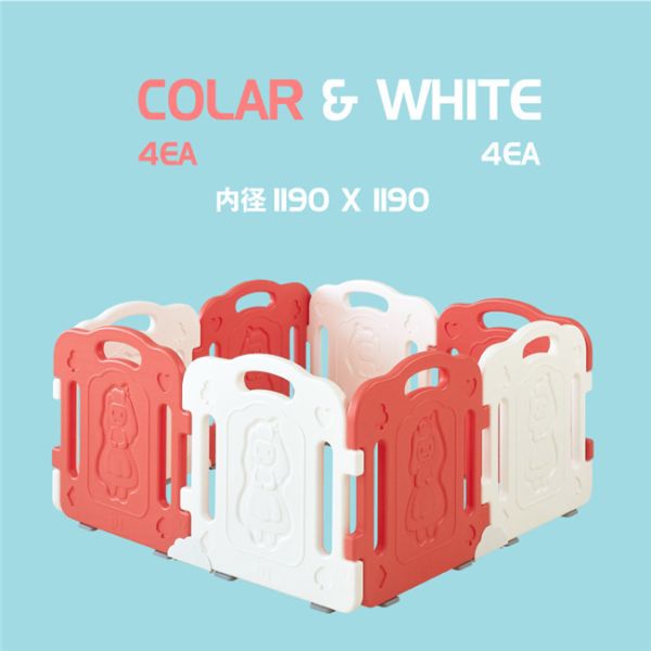 Eco Friendly Baby Safety Playpen 8 Sides Folding Plastic Alice HDPE Material