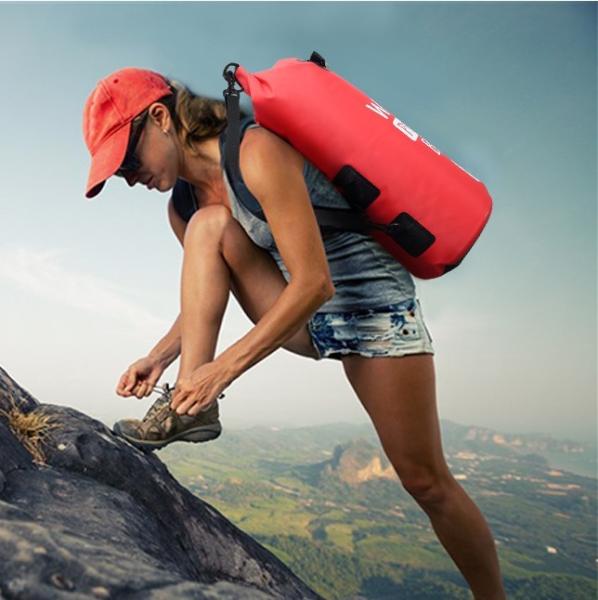OEM Customize Durable Floating Backpack PVC Duffel Drybag Waterproof 25L with handle