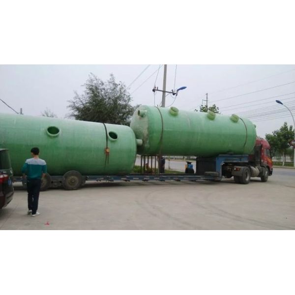 Chemical Mixing FRP Horizontal Tank Light Weight 1000mm*1690mm