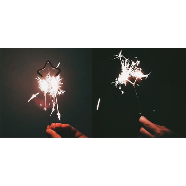 225mm Firework Sparkler Morning Glory Star Heart Shaped Indoor Electric Sparklers