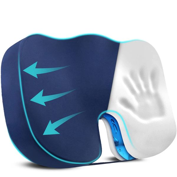 Cushion Hot Ergonomic Design U Shape Memory Foam Seat Cushion with Cooling Gel Wedge