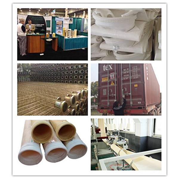 Stainless 304 Dust Collector Filter Bags , Filter Cage Anti Corrosion Featuring