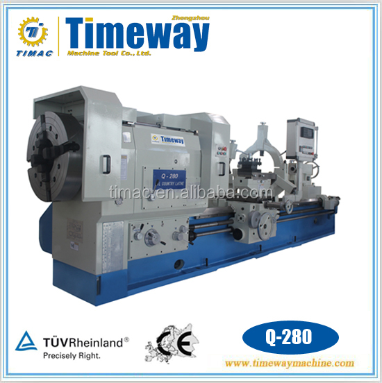 280mm Spindle Bore Oil Country Lathe Q-280 10000 KG Weight for Industrial Applications