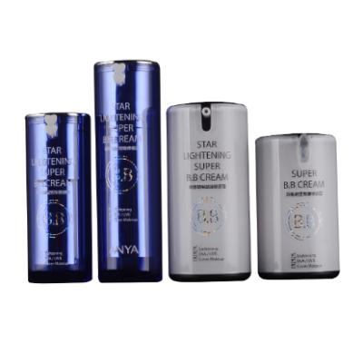 Flacon pompe airless en PP 30ml 50ml pour produits de soins personnels (MC-216)
