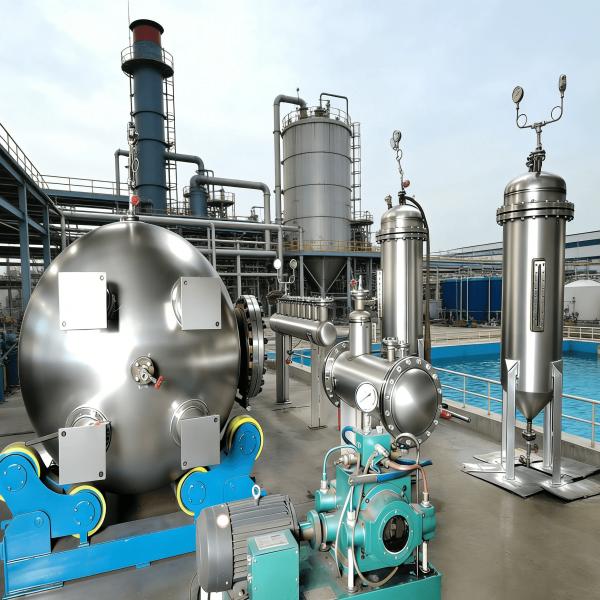 Stainless Steel Steam Water Separator with 0.1-10 Mpa Design Pressure and Customized Size for Industrial Applications