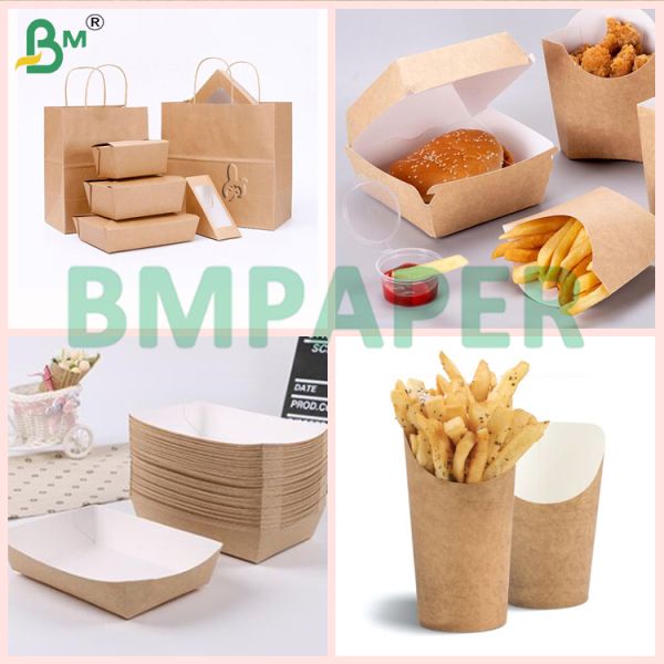 CCK Paperboard Clay Coated Kraft Back For Packaging Takeout Food Frozen Food