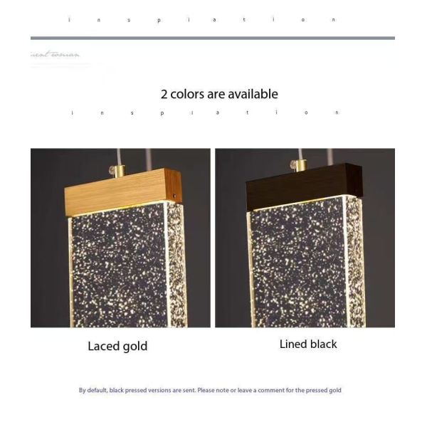 Éclairage de l'escalier du hall d'hôtel Aluminium et lampe suspendue en cristal pour un design moderne