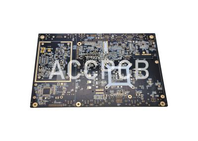 chapeamento de ouro Multilayer da imersão do PWB do alto densidade de 6L KB FR4 para o poder universal
