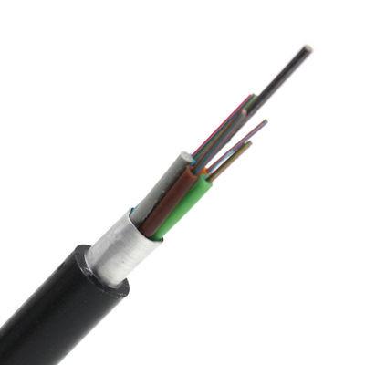 GYTA G652D Direct Burial Armored Fiber Optic Cable 24 48 96 Core