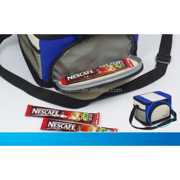OEM Food Delivery Insulated Tote Lunch Bag Travel Cooler Bag 600d Heat Preservation