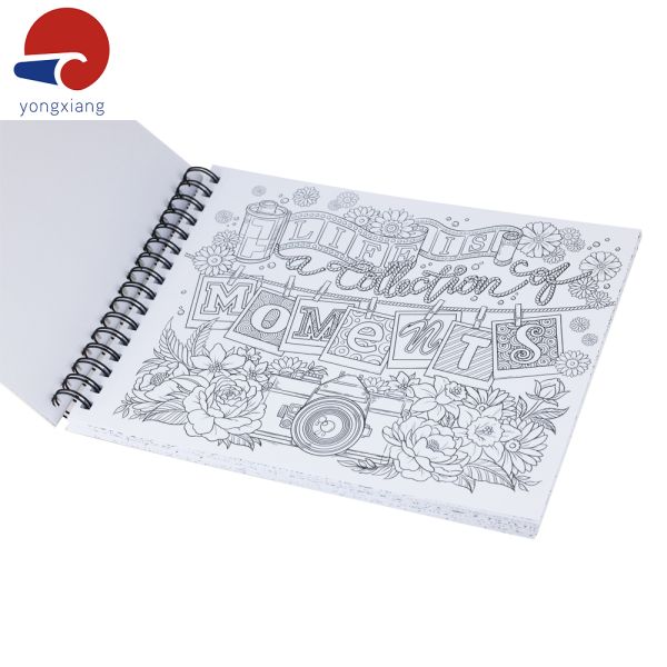 Fade Resistant Coloring Book Printing Non Toxic Coloring Drawing Book Eco Friendly